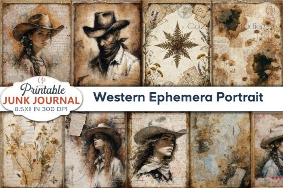 Capturing the Frontier Spirit: A Look at the Western Ephemera Portrait Junk Journal