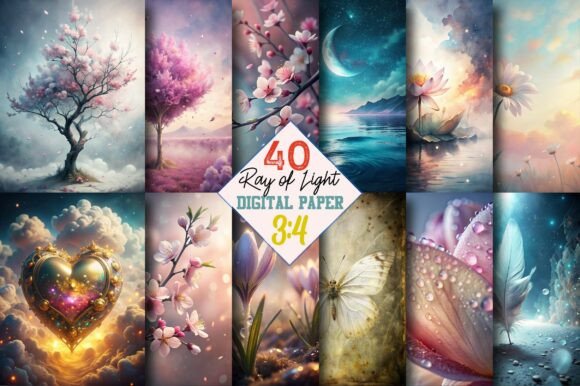 Ray of Light Junk Journal Pages: Elevate Your Creative Projects