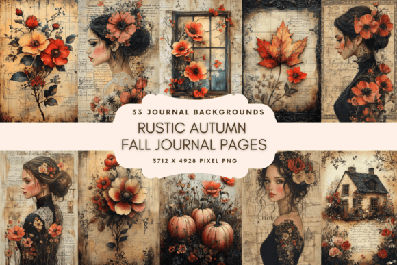 Rustic Autumn Fall Digital Paper: A Design Asset for Every Season