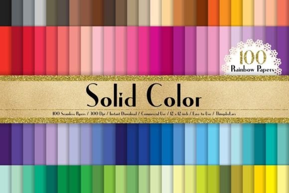 Seamless Solid Color Digital Papers: Your Ultimate Design Foundation