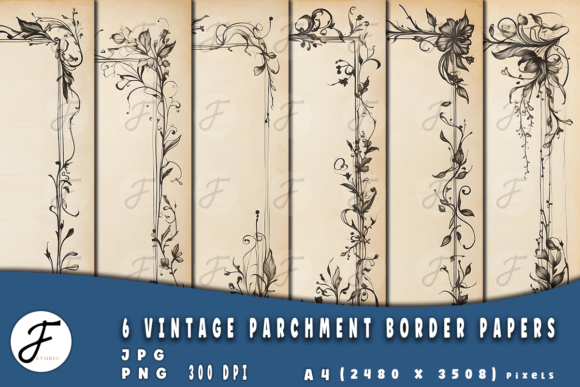Transform Your Projects with Vintage Parchment Border Papers