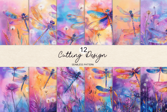 Unleashing Vibrant Fantasy: The Rainbow Dragonflies Bundle