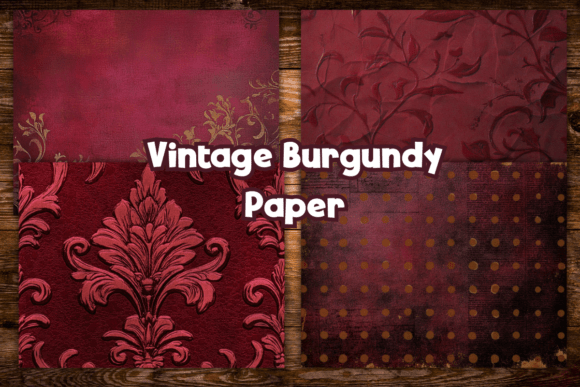 Vintage Burgundy Background Paper: Your Digital Toolkit